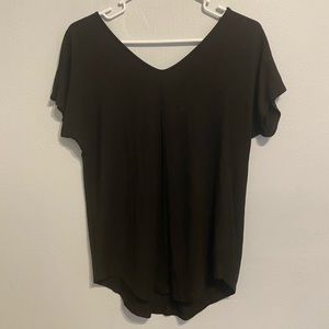COPY - Catherine Malandrino black v-neck shirt
